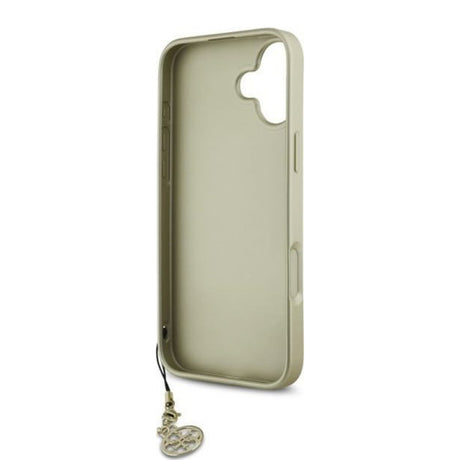 Husa pentru Apple iPhone 16, Guess, 4G Charm - Maro - NotebookGsm