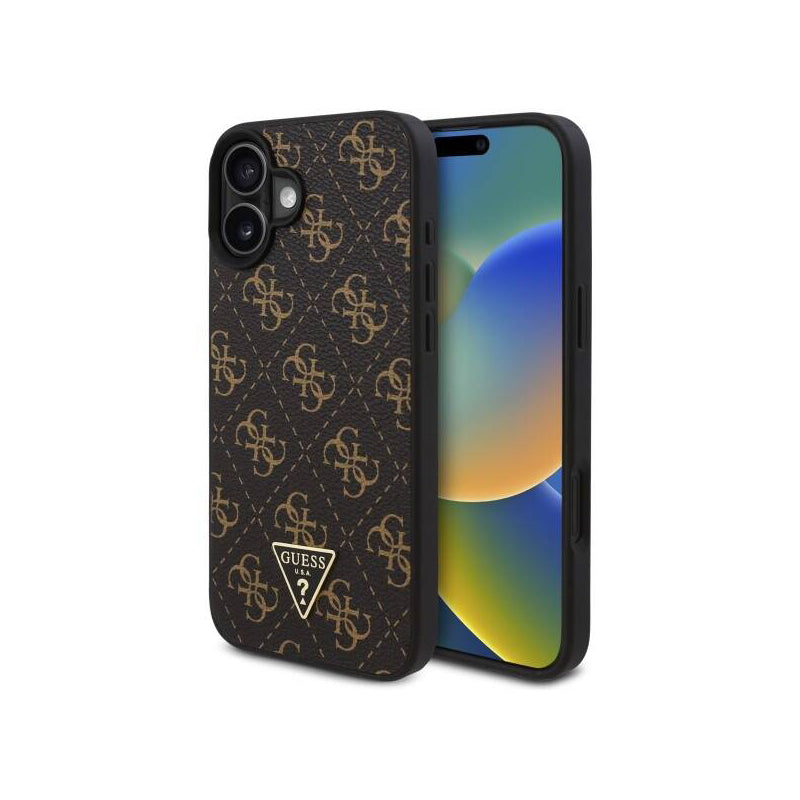 Husa pentru Apple iPhone 16, Guess, 4G Triangle Logo