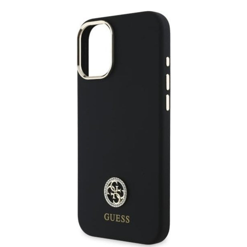 Husa pentru Apple iPhone 16, Guess, Logo Strass 4G