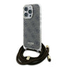 Husa pentru Apple iPhone 16 Pro, Guess, Crossbody Cord 4G Print