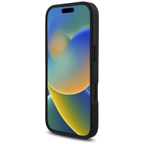 Husa pentru Apple iPhone 16 Pro, Karl Lagerfeld, Grained Cardslots - Neagra - NotebookGsm