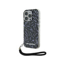 Husa pentru Apple iPhone 16 Pro Max, Karl Lagerfeld, Zebra with Cord Strap - Mov - NotebookGsm