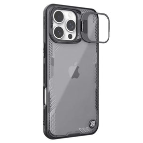 Husa pentru Apple iPhone 16 Pro Max, Nillkin, Iceblade Prop (with Camera Cutout) - Neagra - NotebookGsm