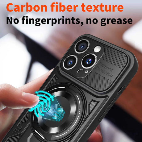 Husa pentru Apple iPhone 16 Pro Max, Techsuit, RuggedCam - Neagra - NotebookGsm