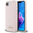 Husa pentru Apple iPhone 16e, Guess, Script Metal Log
