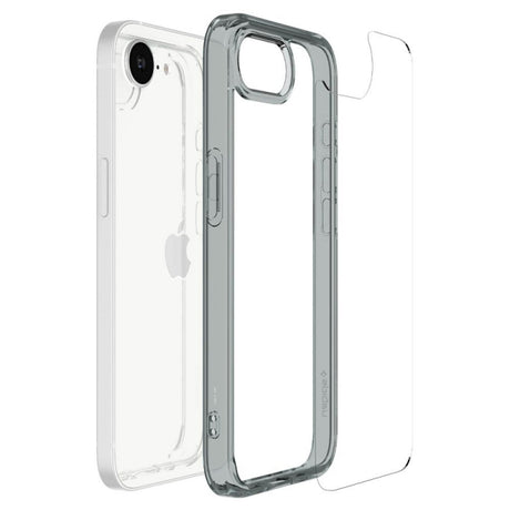Husa pentru Apple iPhone 16e, Spigen, Ultra Hybrid - Neagra Transparenta - NotebookGsm
