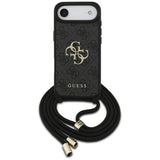 Husa pentru Apple iPhone 17 Air, Guess, Crossbody Cord 4G Big Lo