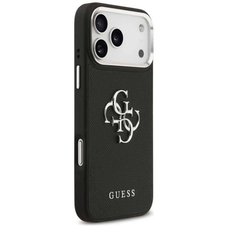 Husa pentru Apple iPhone 17 Pro, Guess, 4G Grained Big and Classic Logo