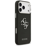 Husa pentru Apple iPhone 17 Pro, Guess, 4G Grained Big and Classic Logo