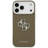 Husa pentru Apple iPhone 17 Pro Max, Guess, 4G Grained Big And Classic L