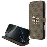 Husa pentru Apple iPhone 17 Pro Max, Guess, 4G Metal Log