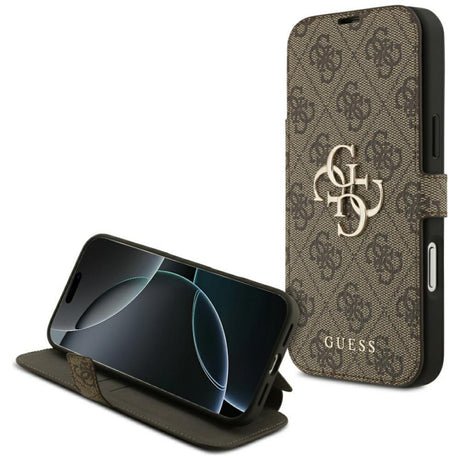 Husa pentru Apple iPhone 17 Pro Max, Guess, 4G Metal Log