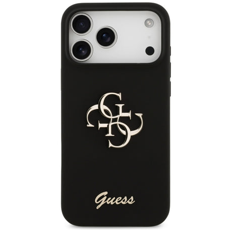 Husa pentru Apple iPhone 17 Pro Max, Guess, Big 4G Script - Neagra - NotebookGsm