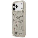 Husa pentru Apple iPhone 17 Pro Max, Karl Lagerfeld, Grained Pattern Logo