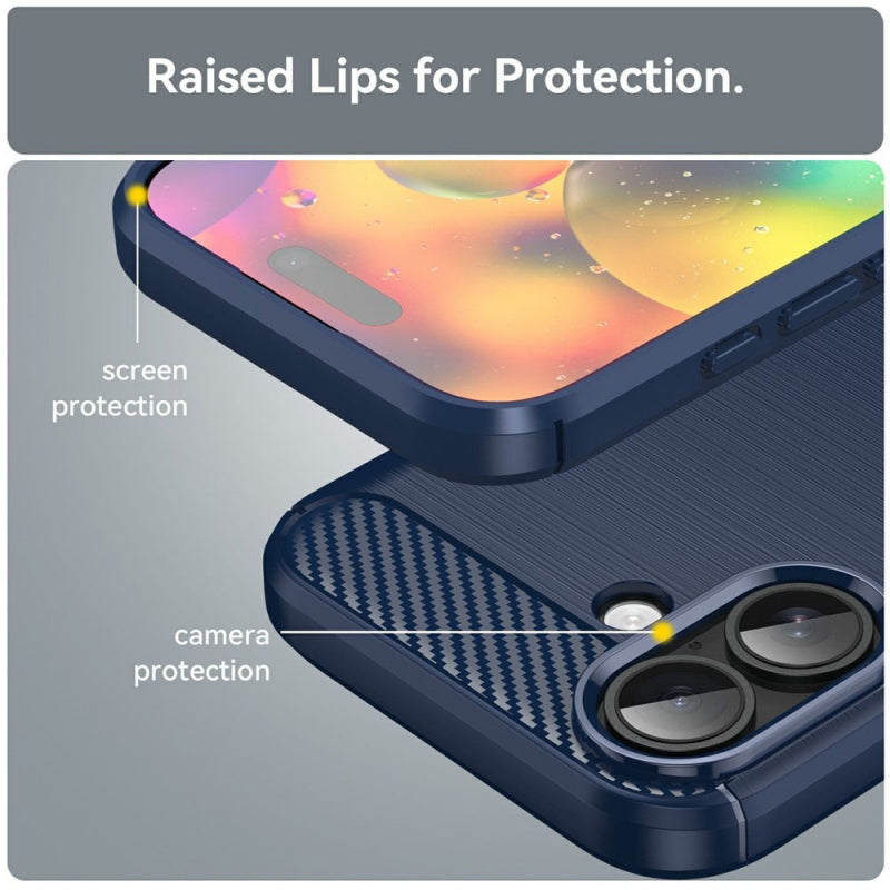 Husa pentru Apple iPhone 17, Techsuit, Carbon