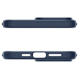 Husa pentru Apple iPhone 15 Pro, Spigen, Liquid Air Matte, Bleumarin ACS06705