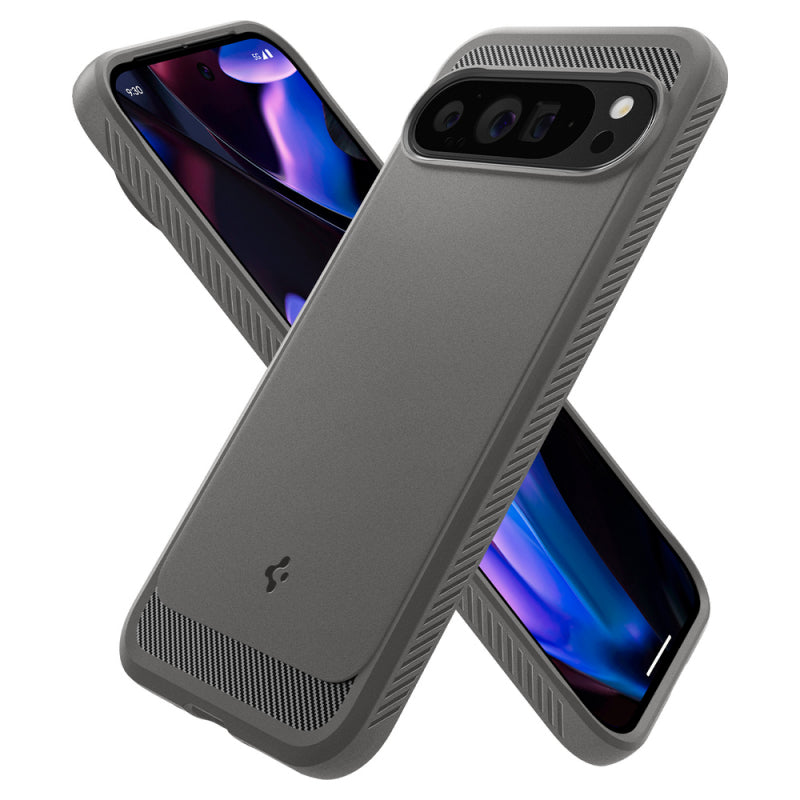 Husa pentru Google Pixel 9 Pro XL, Spigen, Rugged Armor, Gri ACS07784