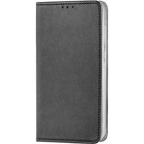 Husa pentru Honor X9c / Magic7 Lite, OEM, Smart Magnet - Neagra - NotebookGsm