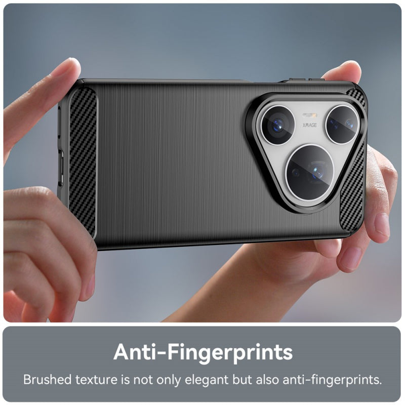 Husa pentru Huawei Pura 80 Pro / Pura 80 Ultra, Techsuit, Carbon