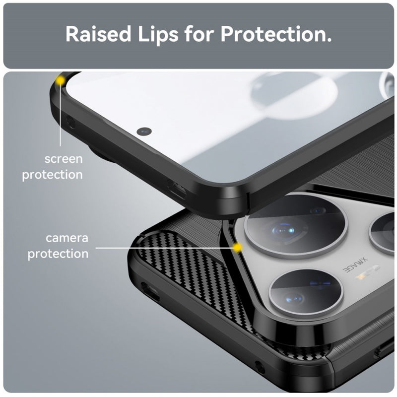 Husa pentru Huawei Pura 80 Pro / Pura 80 Ultra, Techsuit, Carbon
