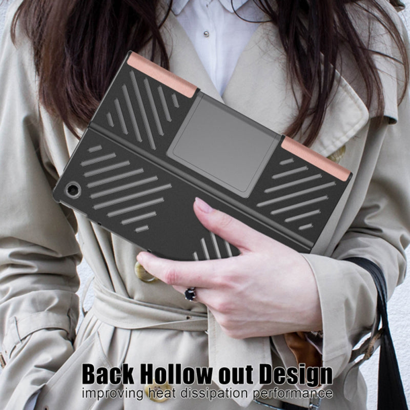 Husa pentru Lenovo Tab Plus, Techsuit, FoldPro, Roz