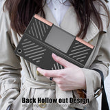 Husa pentru Lenovo Tab Plus, Techsuit, FoldPro, Roz