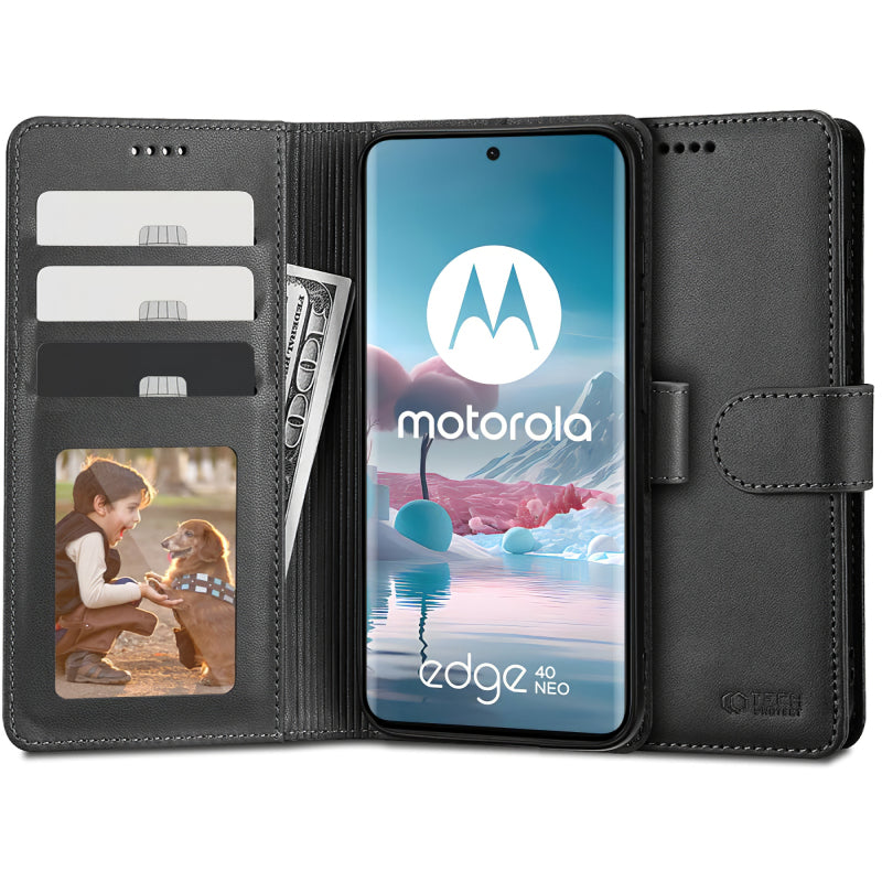 Husa pentru Motorola Edge 40 Neo, Tech-Protect, Wallet