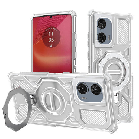 Husa pentru Motorola Edge 50 Fusion, Techsuit, Carbon Shield Pro