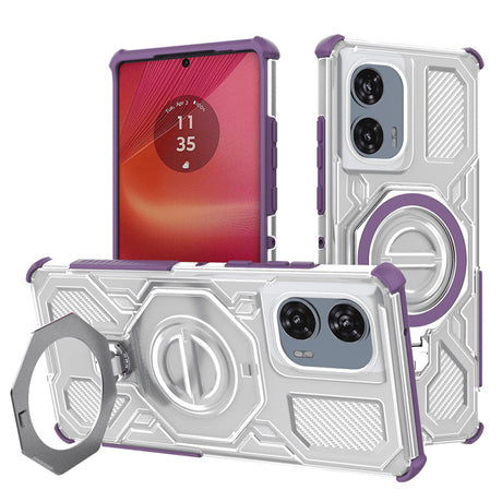 Husa pentru Motorola Edge 50 Fusion, Techsuit, Carbon Shield Pr