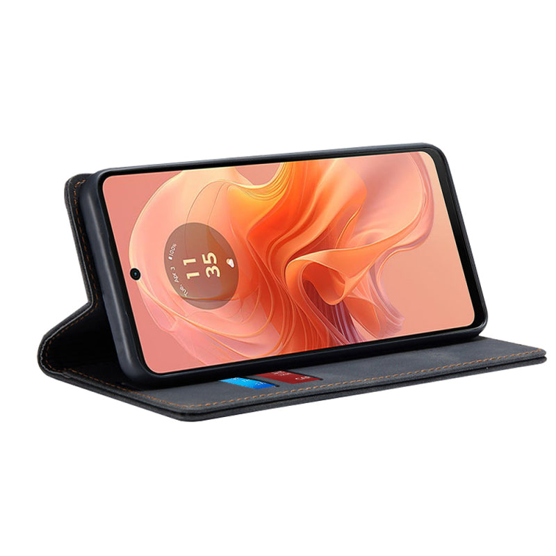Husa pentru Motorola Moto G04s / E14 / G04 / G24, Techsuit, Confy, Neagra