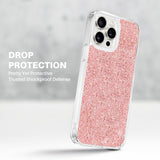 Husa pentru Motorola Moto G45 / G34, Techsuit, Sparkly Glitter, Roz