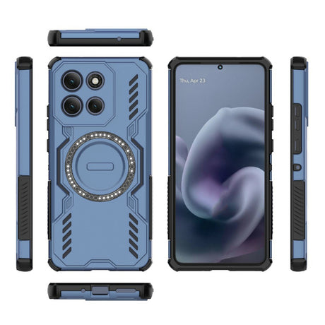 Husa pentru Motorola Moto G86 Power, Techsuit, ArmorMag - Albastra - NotebookGsm