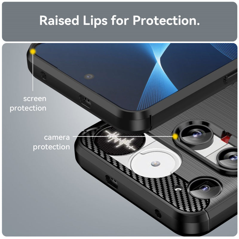 Husa pentru Nothing Phone (3), Techsuit, Carbon