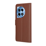 Husa pentru OnePlus 12R, Techsuit, Leather Folio, Maro