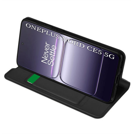 Husa pentru OnePlus Nord CE5, Techsuit, Magskin Book - Neagra - NotebookGsm