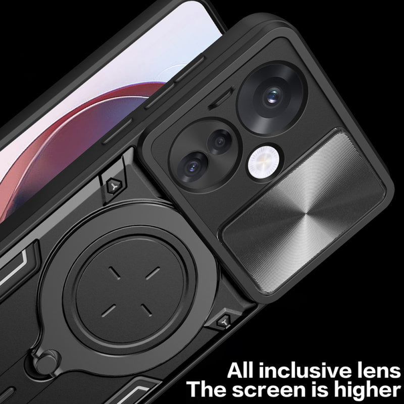Husa pentru Oppo Reno13 Pro, Techsuit, CamGuard Pro, Neagra