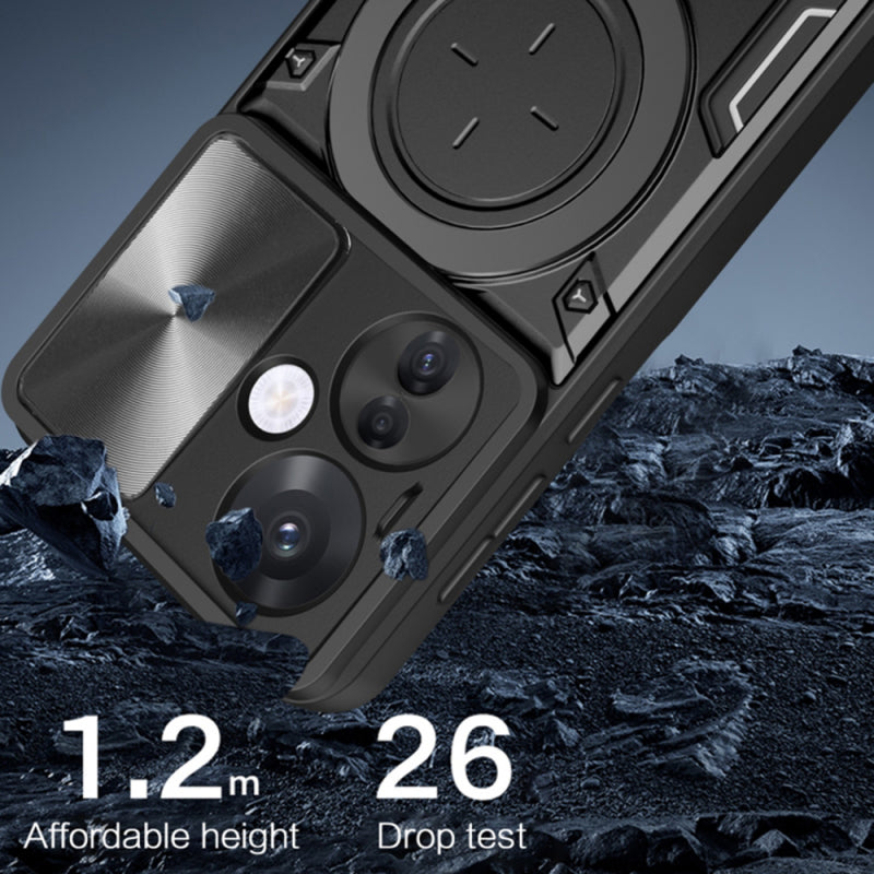 Husa pentru Oppo Reno13 Pro, Techsuit, CamGuard Pro, Neagra