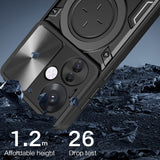 Husa pentru Oppo Reno13 Pro, Techsuit, CamGuard Pro, Neagra