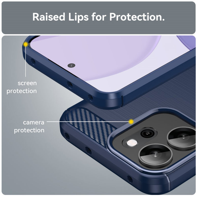 Husa pentru Oppo Reno14 FS 5G / Reno14 F, Techsuit, Carbon