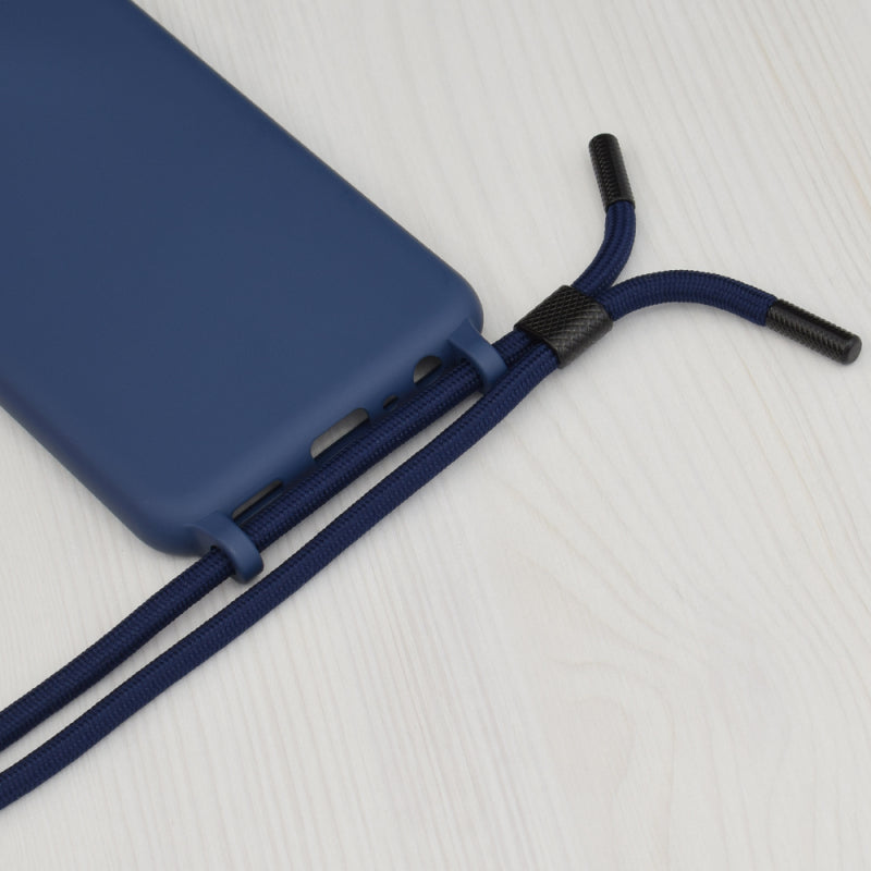 Husa pentru Oppo Reno8 T, Techsuit, Crossbody Lanyard, Albastra
