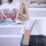 Husa pentru Oppo Reno8 T, Techsuit, Crossbody Lanyard, Albastra