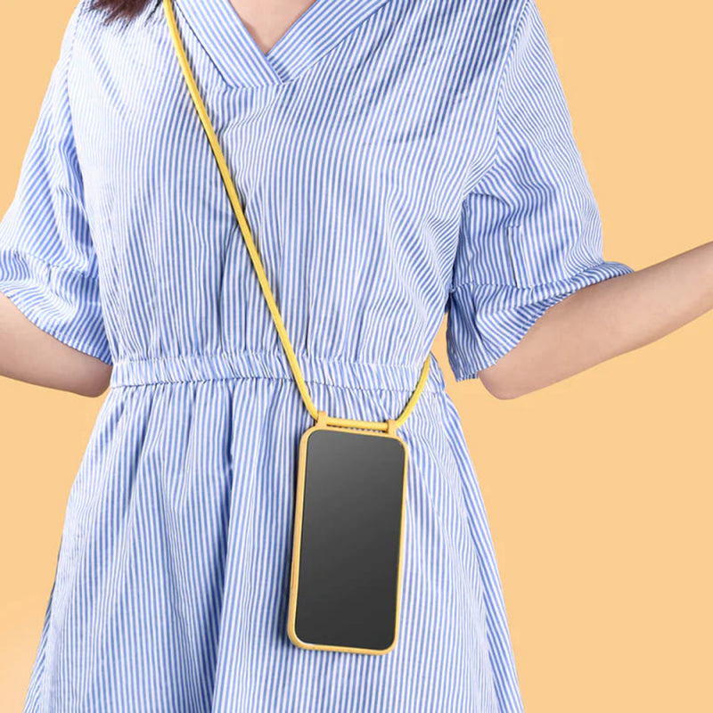 Husa pentru Oppo Reno8 T, Techsuit, Crossbody Lanyard, Albastra