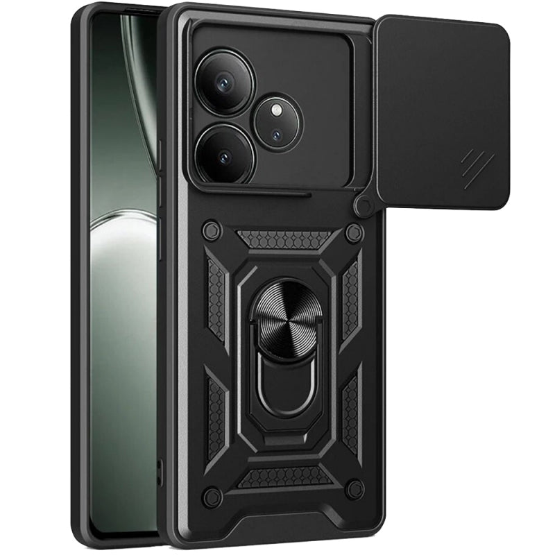 Husa pentru Realme GT 6T / GT 6, Techsuit, CamShield, Neagra
