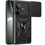 Husa pentru Realme GT 6T / GT 6, Techsuit, CamShield, Neagra