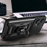 Husa pentru Realme GT 6T / GT 6, Techsuit, CamShield, Neagra