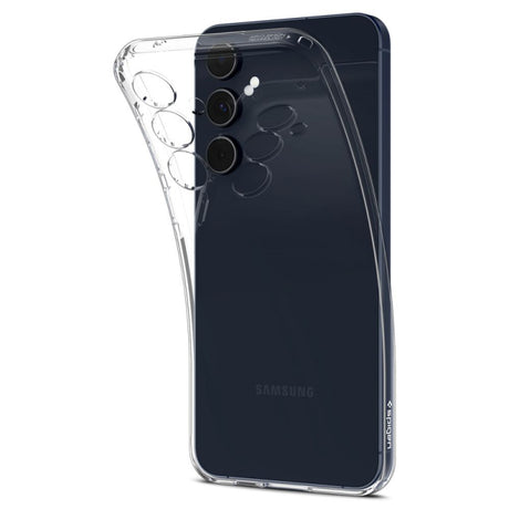 Husa pentru Samsung Galaxy A55 5G A556, Spigen, Liquid Crystal, Transparenta ACS07537 - Transparenta - NotebookGsm