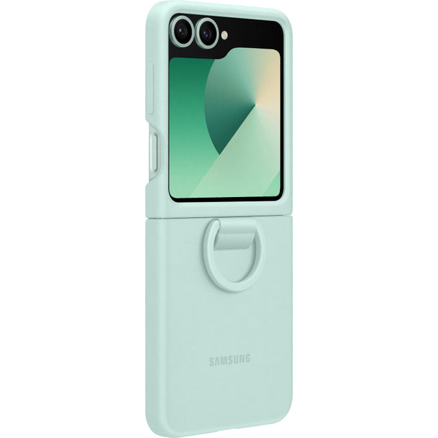 Husa pentru Samsung Galaxy Z Flip6 F741, Silicone Case, Verde EF-PF741TMEGWW