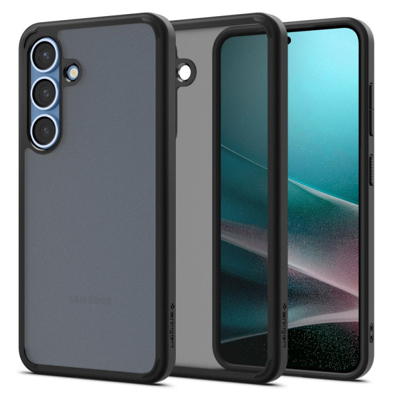 Husa pentru Samsung Galaxy S25 S931, Spigen, Ultra Hybrid, Neagra ACS09007
