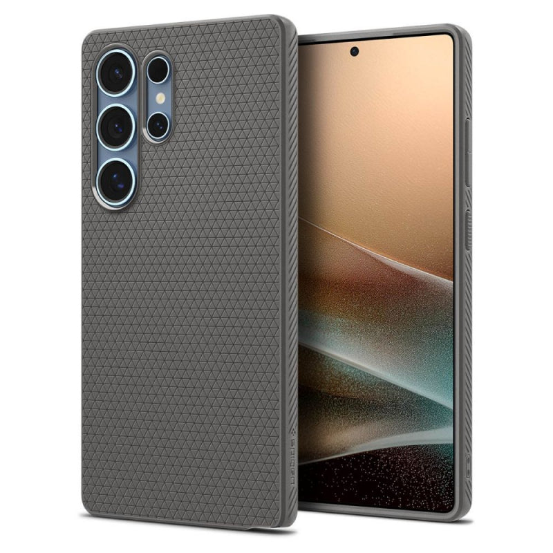 Husa pentru Samsung Galaxy S25 Ultra S938, Spigen, Liquid Air, Gri ACS08954