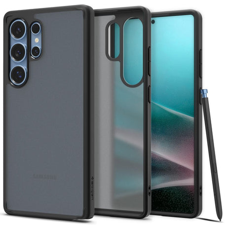 Husa pentru Samsung Galaxy S25 Ultra S938, Spigen, Ultra Hybrid, Neagra ACS08962